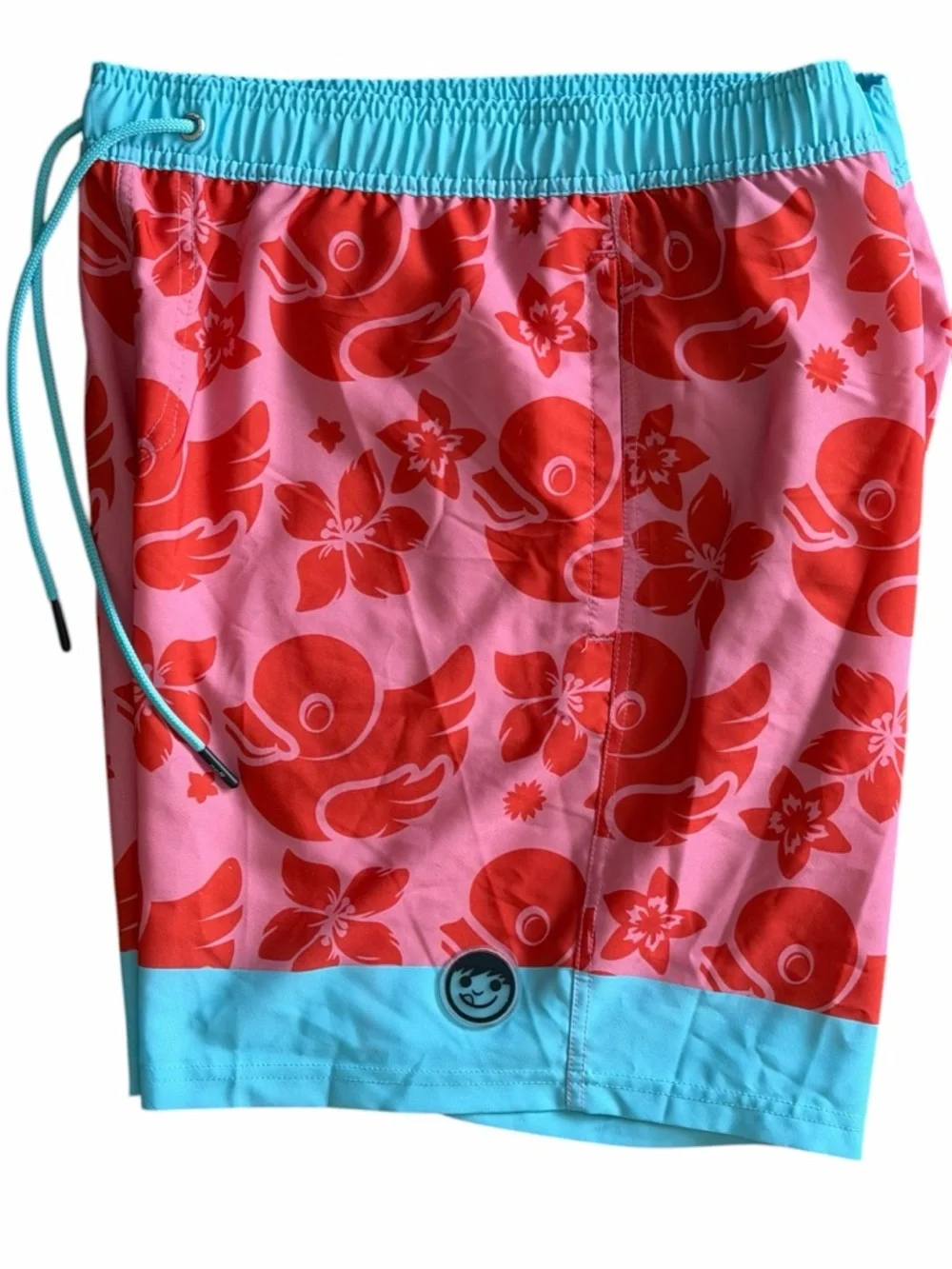 NWT NEFF Ducky Fade Swim Trunks Men’s Graphic Print Board Shorts Size L, XL